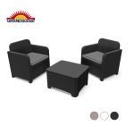 GRANDSOLEIL Loa set - 8 setov Súprava sedačiek z polyméru