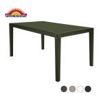 GRANDSOLEIL Boheme table 150x90 cm - 13 ks Obdĺžnikový polymérový stôl spevnený oceľovými tyčami