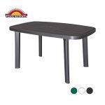 GRANDSOLEIL Saint Moritz table 140x80 cm - 30 ks 140x80 oválny polypropylénový stôl