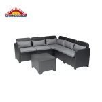 GRANDSOLEIL Sorrento Corner set - 8 setov Súprava sedačiek z polyméru