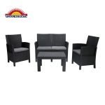 GRANDSOLEIL Taormina set- 8 setov Súprava sedačiek z polyméru