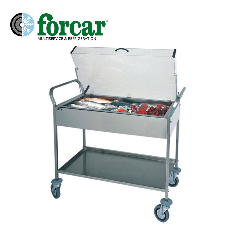 forcar CA 1165- Servisné vozíky z nehrdzavejúcej ocele.