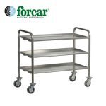 forcar CA 1394P - Servisný vozík z nehrdzavejúcej ocele na ťažký transport