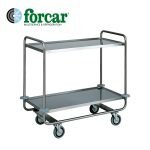 forcar CA 1430 - Servisný vozík z nehrdzavejúcej ocele na ťažký transport