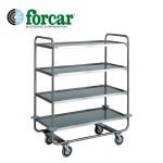 forcar CA 1432 - Servisný vozík z nehrdzavejúcej ocele na ťažký transport