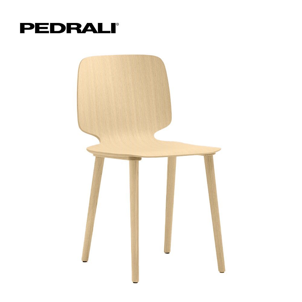 Pedrali Babila 2700 - 10 Ks - Stolička so škrupinou z jaseňovej preglejky