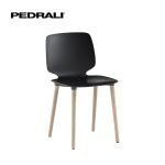 Pedrali Babila 2750 - 10 Ks - Technopolymérová škrupina, hliníkový rám, jaseňové nohy