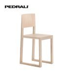 Pedrali Brera 380 - 6 Ks - Stolička s masívnym dubovým rámom