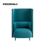 Pedrali Buddyhub BDH001/140 - Jedno sedadlo s vysokým operadlom