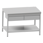 Nerezový stôl šuflíkový 160 x 80