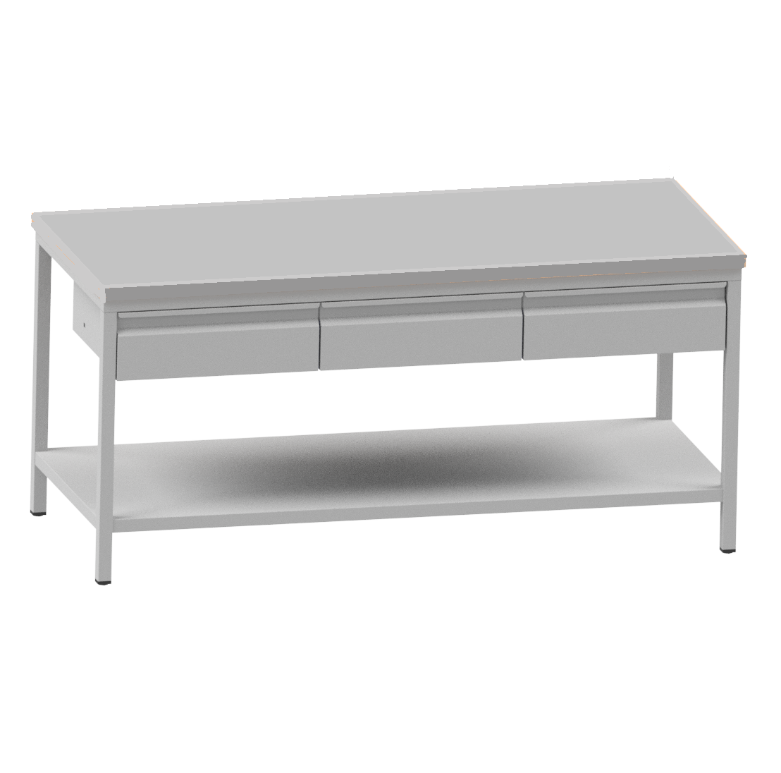 Nerezový stôl šuflíkový 200 x 80