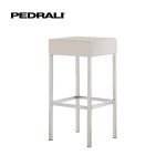 Pedrali Cube XL1451 - 8 Ks - Barová stolička s čalúneným sedadlom