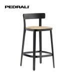 Pedrali Folk 2926 - 4 Ks - Barová stolička so škrupinou z jaseňovej preglejky