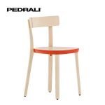 Pedrali Folk 2930 - 4 Ks - Stolička so škrupinou z jaseňovej preglejky