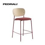 Pedrali Jazz 3709 - 6 Ks - Barová stolička s čalúneným sedadlom