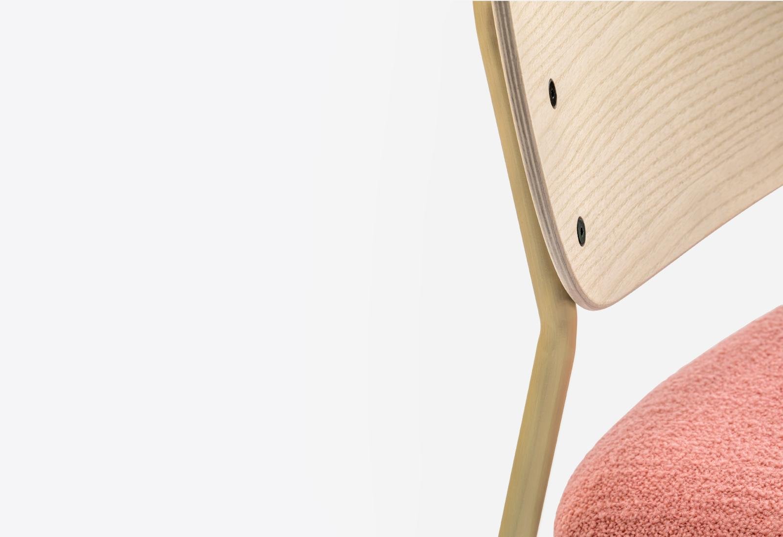 Pedrali Jazz 3709 - 6 Ks - Barová stolička s čalúneným sedadlom – Obrázok 2