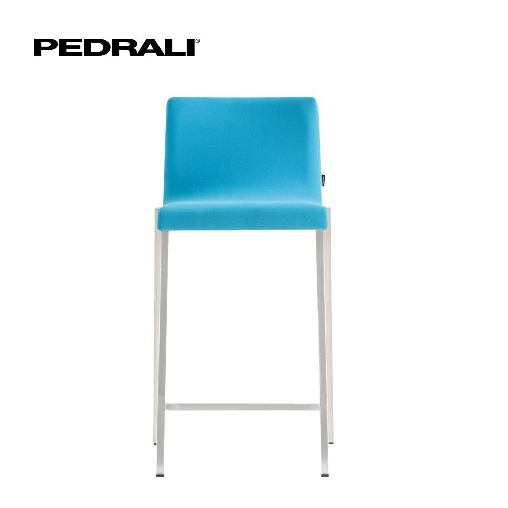 Pedrali Kuadra 1122 - 6 Ks - Barová stolička s čalúneným sedadlom