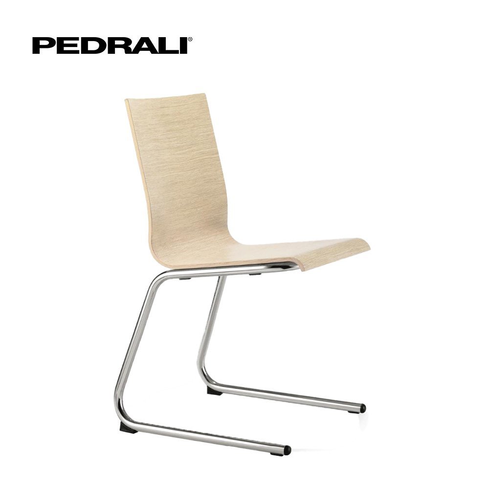 Pedrali Kuadra 1395 - 8 Ks - Stolička so škrupinou z jaseňovej preglejky