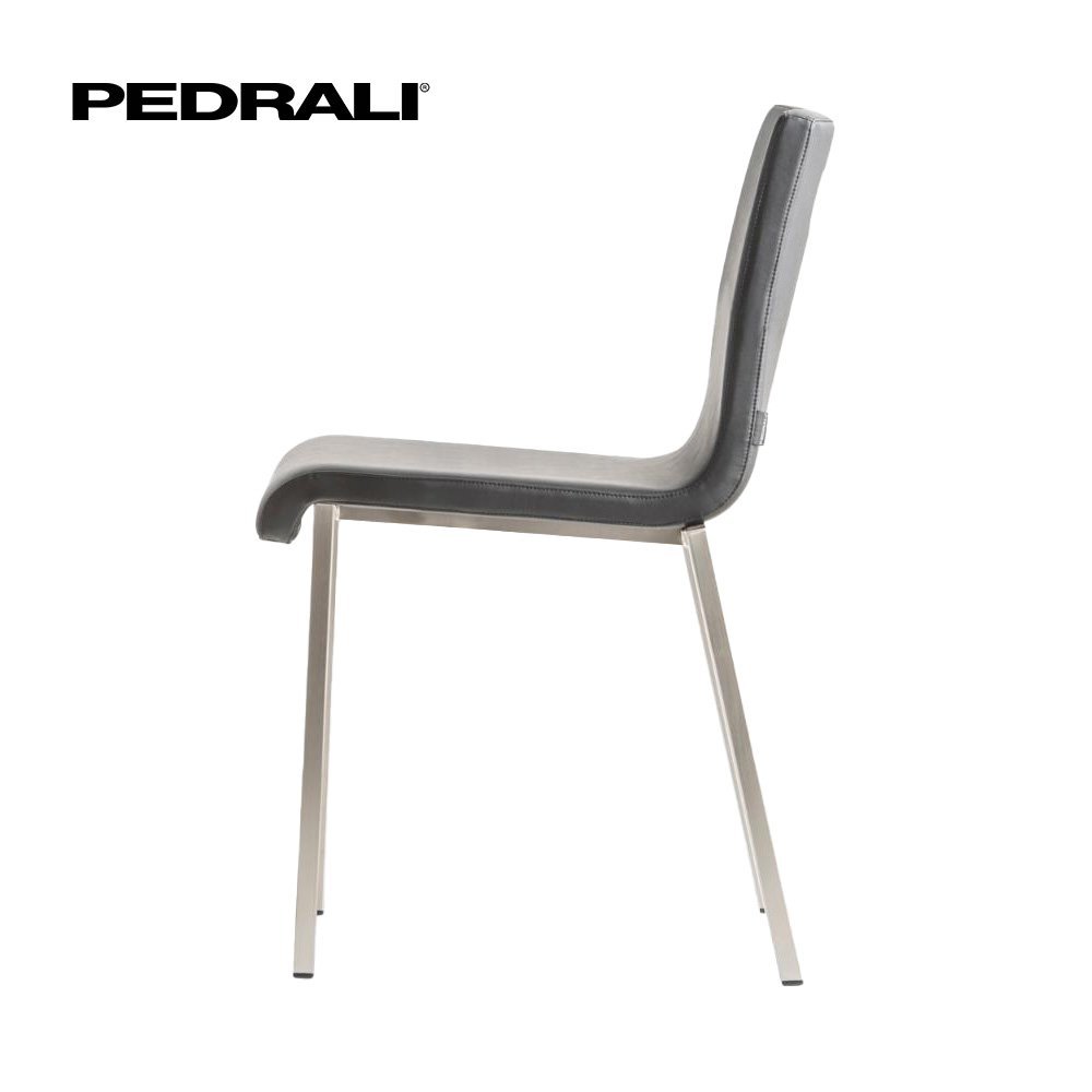 Pedrali Kuadra XL 2491 - 6 Ks - Stolička s čalúneným sedadlom