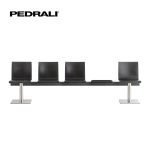 Pedrali Kuadra XL 2607 - 2 Ks - Technopolymérová škrupina, hliníkový rám