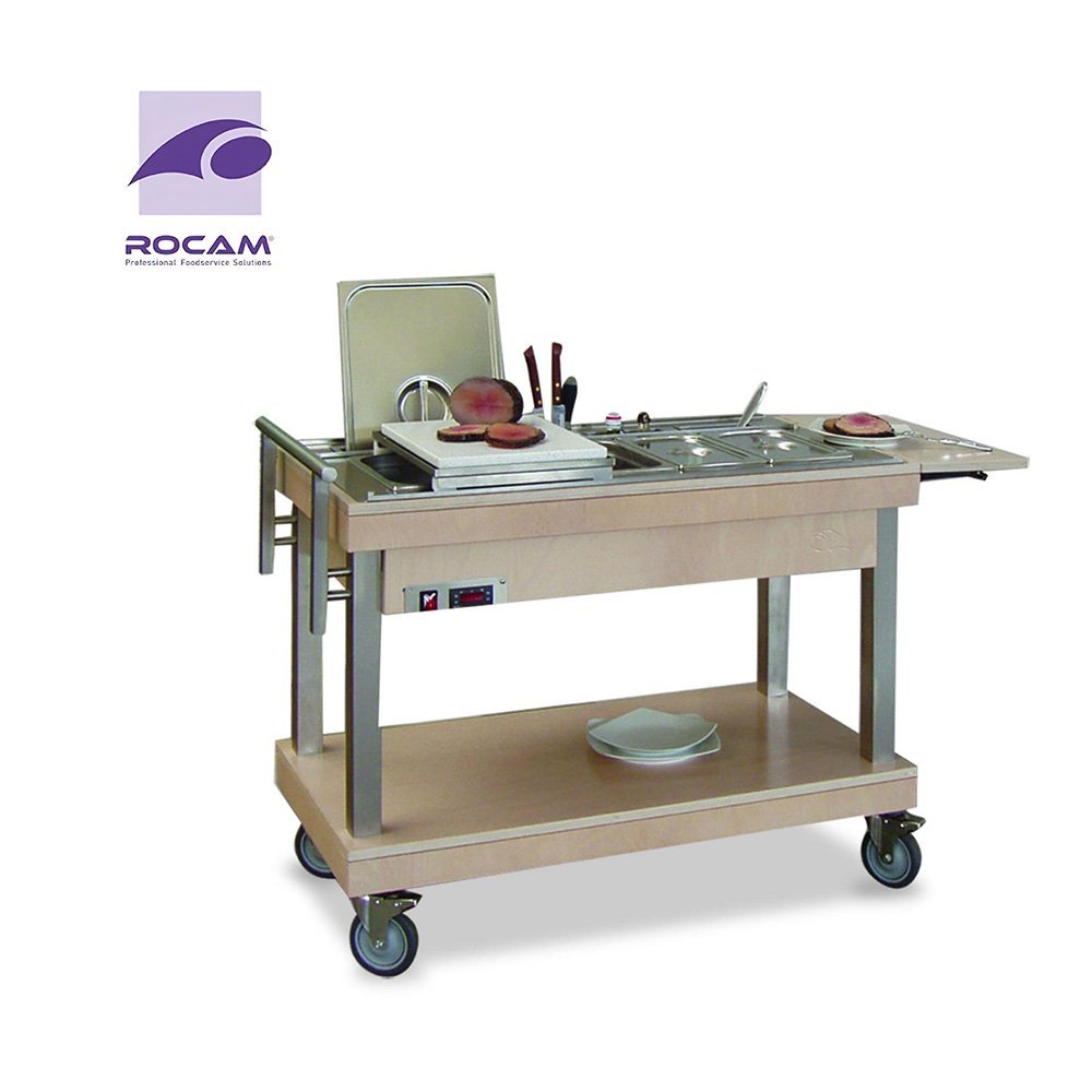 Rocam - ARTEMIDE BM P - Servírovací vozík ohrevný drevený