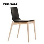 Pedrali Malmö 392 - 4 Ks - Stolička so škrupinou z jaseňovej preglejky
