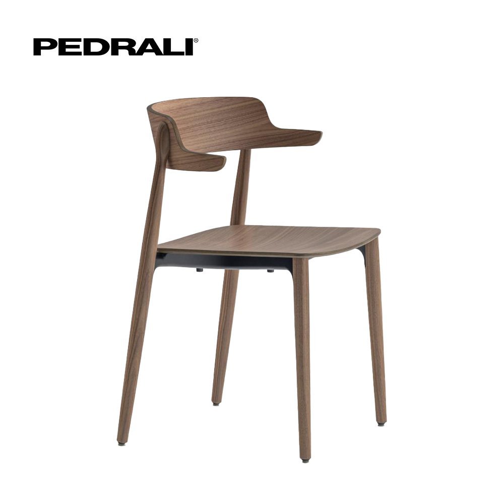 Pedrali Nemea 2825 - 6 Ks - Stolička so škrupinou z jaseňovej preglejky