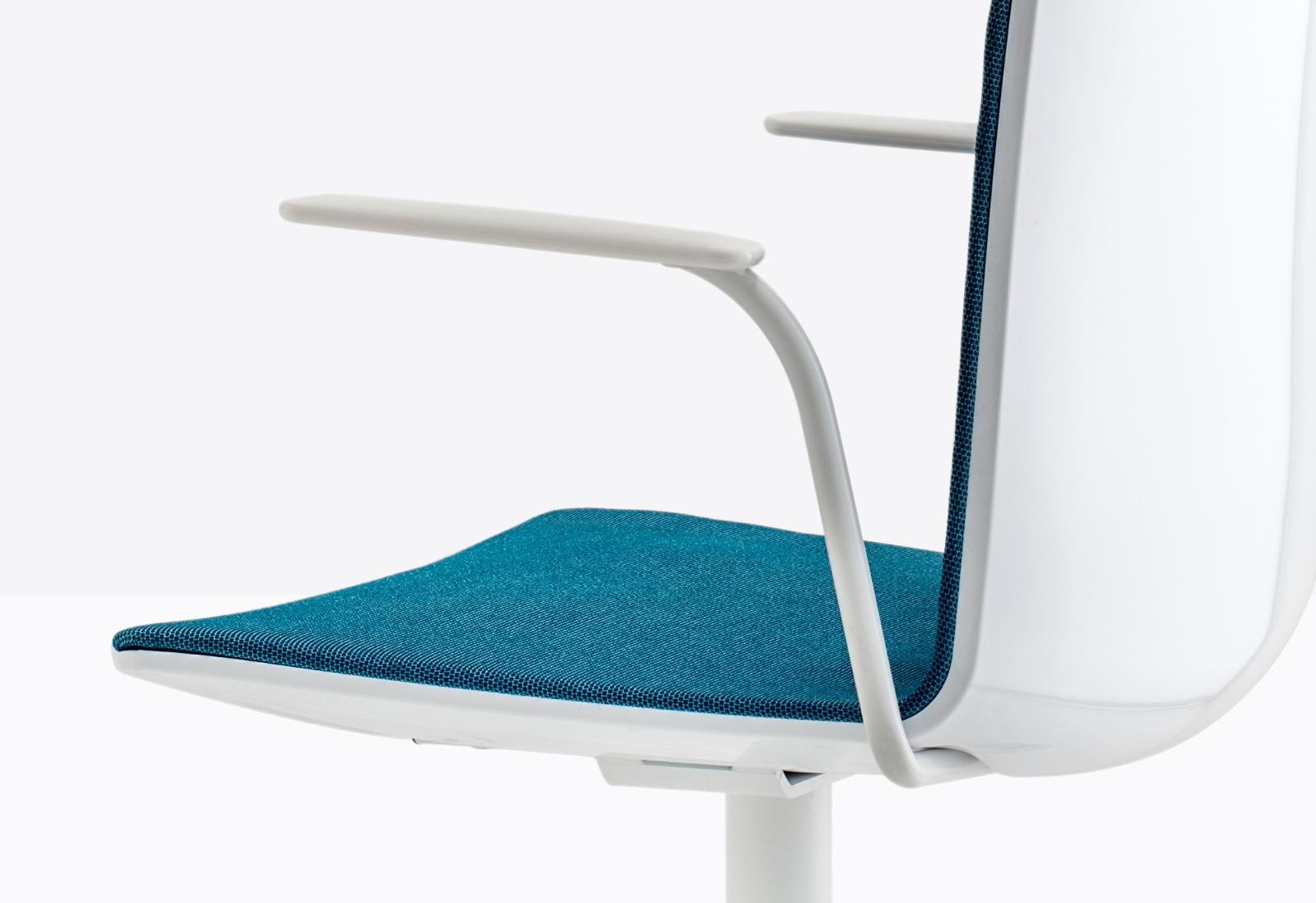 Pedrali Noa 728/4 - 4 Ks - Kancelárská stolička s čalúneným sedadlom – Obrázok 2