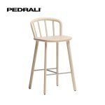 Pedrali Nym 2838 - 3 Ks -  Barová stolička so škrupinou z jaseňovej preglejky