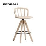 Pedrali Nym 2848 - 3 Ks -  Barová stolička so škrupinou z jaseňovej preglejky