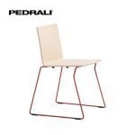 Pedrali Osaka Metal 5714 - 8 Ks - Stolička so škrupinou z jaseňovej preglejky