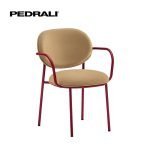 Pedrali Stiel 2965 - 3 Ks - Stolička s čalúneným sedadlom