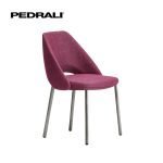 Pedrali Vic Metal 656 - 2 Ks - Stolička s čalúneným sedadlom