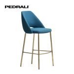 Pedrali Vic Metal 658 - 2 Ks - Barová stolička s čalúneným sedadlom