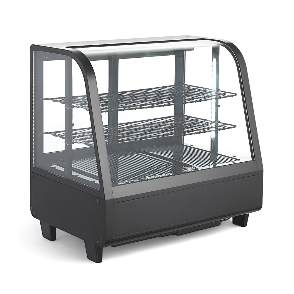 Stolová chladiaca vitrína 100 l - čierna