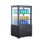 Stolová chladiaca vitrína 58 l - čierna