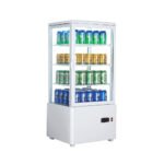 Stolová chladiaca vitrína 78 l - biela