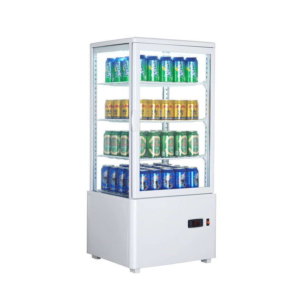 Stolová chladiaca vitrína 78 l - biela