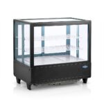 Stolová chladiaca vitrína 100 l - čierna