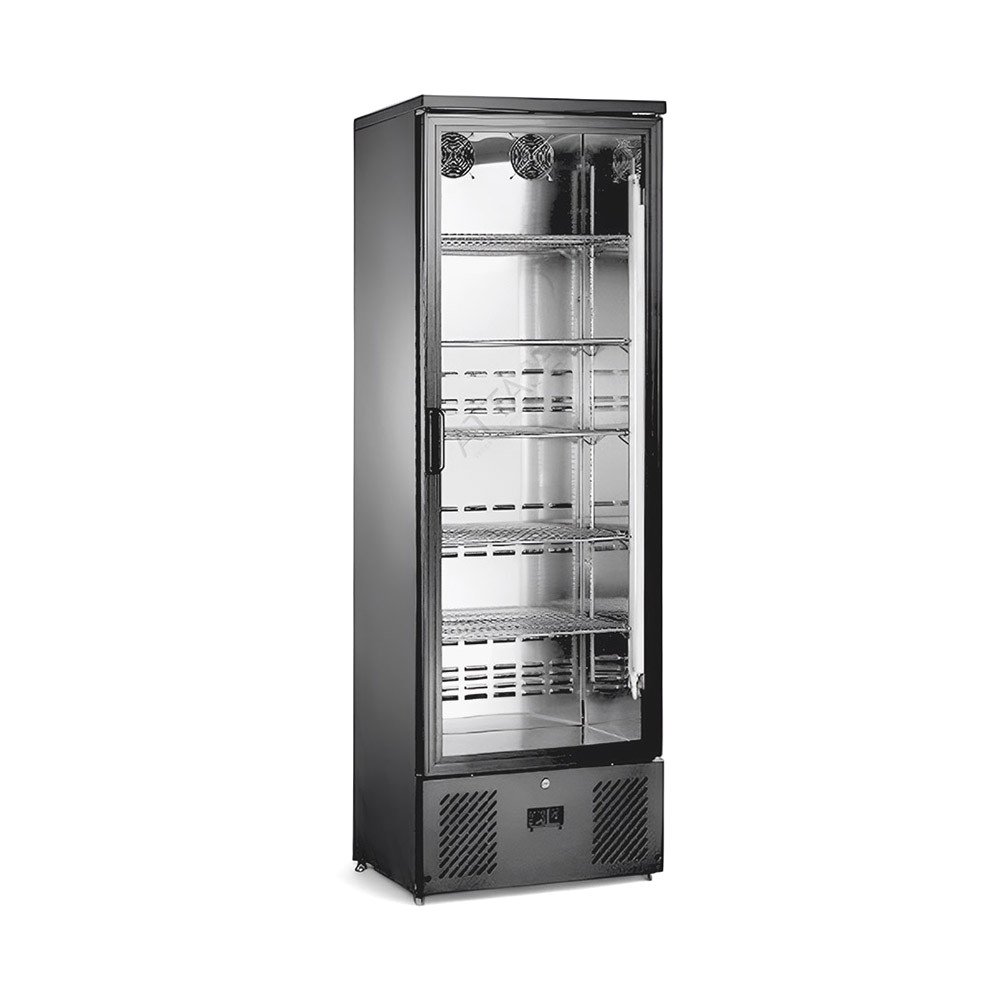 Presklená chladnička BB600W1 - čierna