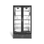 Presklená chladnička BB900W2 - čierna