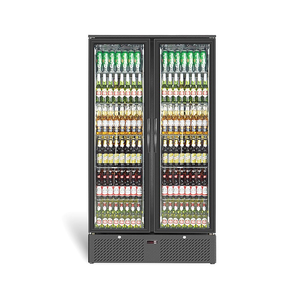 Presklená chladnička BB900W2 - čierna – Obrázok 2